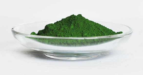 Chrome green pigment