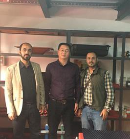 Customers from Middle East visited our factory