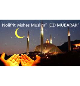 Nolifrit wishes Muslim”EID MUBARAK”
