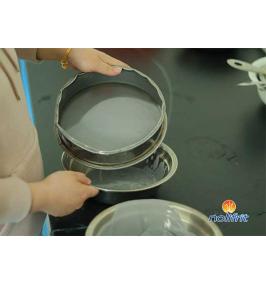 Enamel Glaze Slurry Retention and Fineness